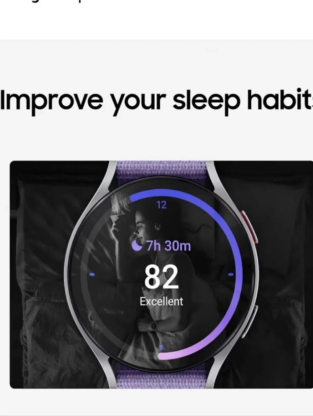 Samsung Galaxy Watch 6 44mm — Silver Case with Light Gray Band